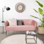 Giga Meubel Zitbank Roze Velvet Stof Zithoogte 45cm 179x80x74cm Bank Joas 3-zits - Thumbnail 1