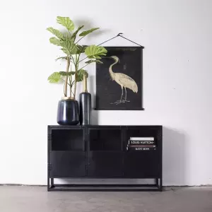 Giga Meubel Dressoir Urban Zwart Maat M