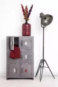 Giga Meubel Industriele 6 lockerkast metal