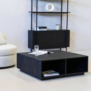 Giga Meubel Salontafel Diede Zwart 100cm
