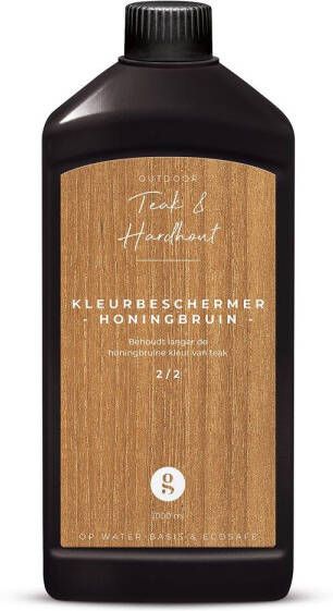 Goossens Eco Onderhoudsmiddel Teak & Hardhout Kleurbeschermer naturel honingbruin 1000ml