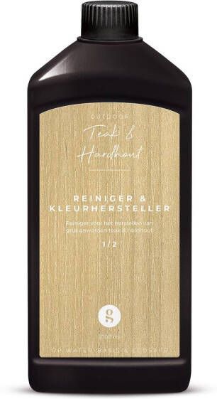 Goossens Eco Onderhoudsmiddel Teak & Hardhout Reiniger & kleurhersteller 1000ml