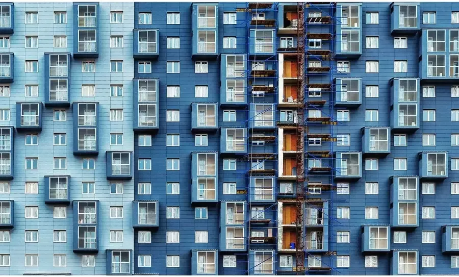 Goossens Schilderij City Blue 118 x 70 cm - Foto 1