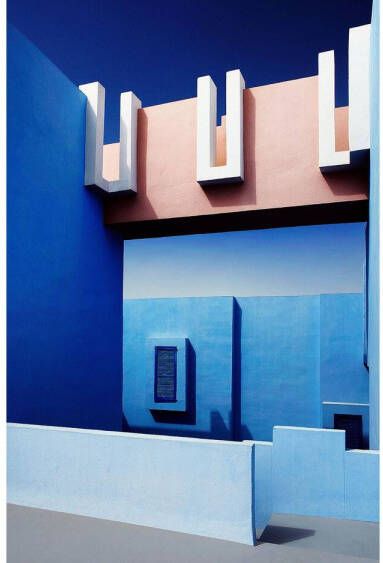 Goossens Schilderij Mirage In Blue 98 x 148 cm - Foto 1