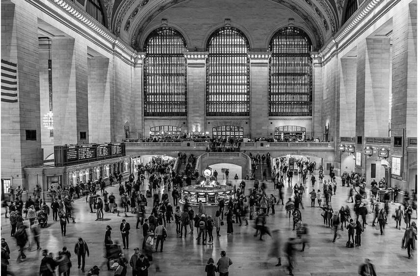 Goossens Schilderij Nyc Grand Station 148 x 98 cm