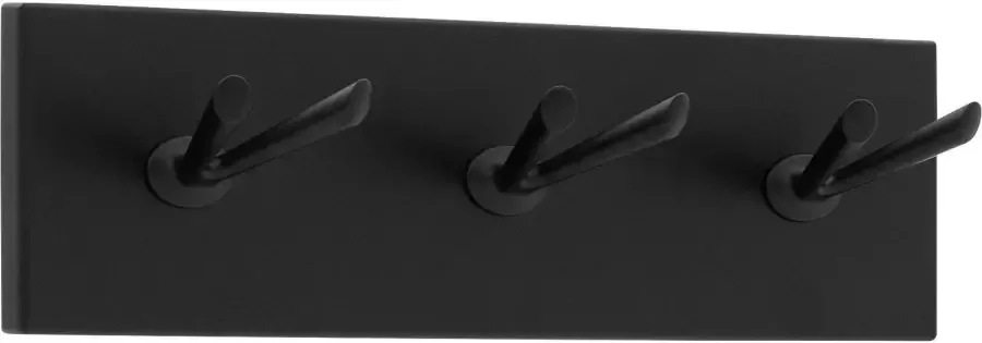 Spinder Design Pull 3 Wandkapstok met 6 haken 45x10x12.5 cm Zwart - Foto 3