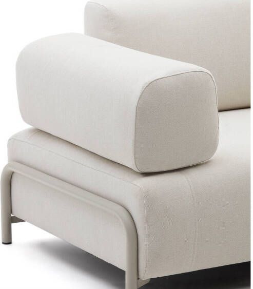 Kave Home Compo-armleuning van Beige chenille