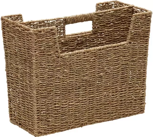 Kave Home Tijdschriftenrek Guixols in natuurlijke vezels met