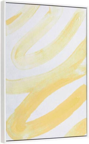 Kave Home Schilderij Lien Schilderij lien in geel-wit 50 x 70 cm - Foto 2