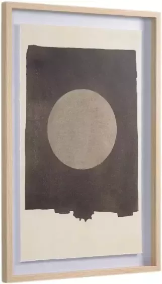 Kave Home Naira Schilderij naira cirkelvormig in zwart 60 x 90 cm - Foto 2