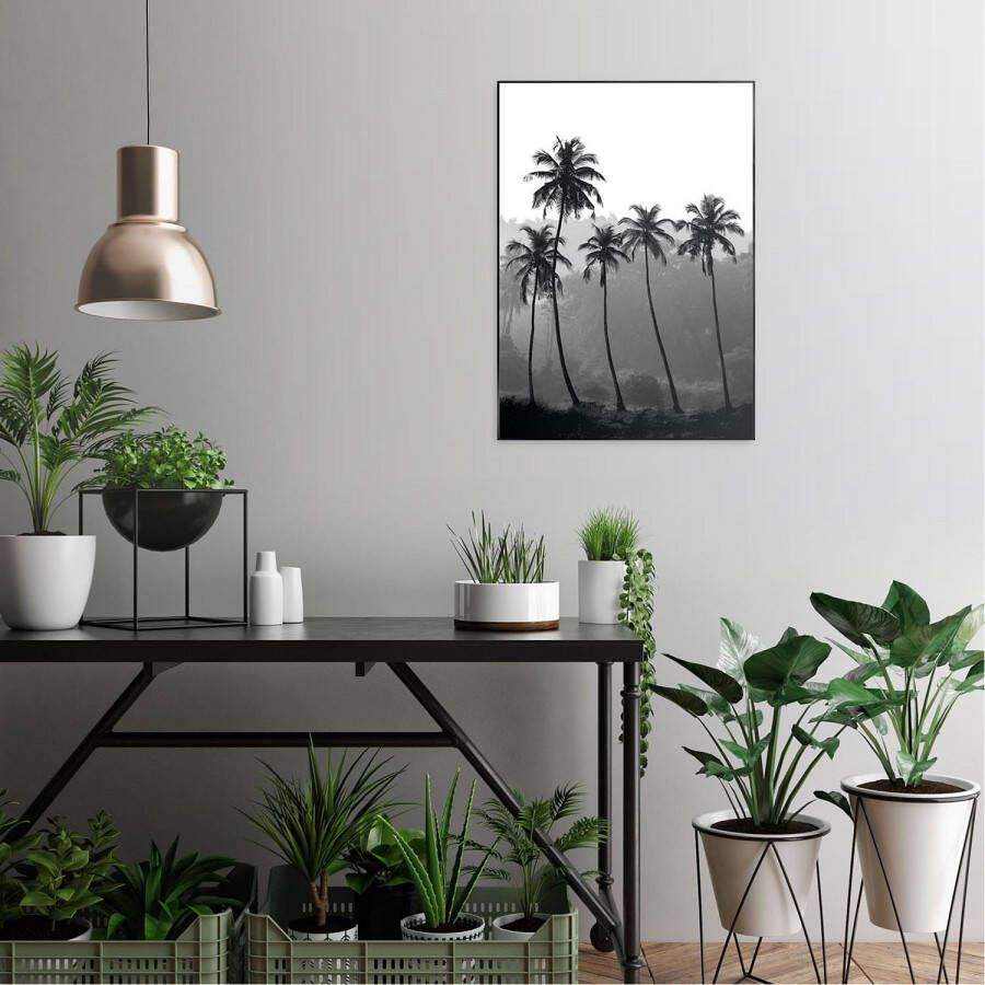 Reinders! Artprint Slim Frame Black 50x70 High Palms