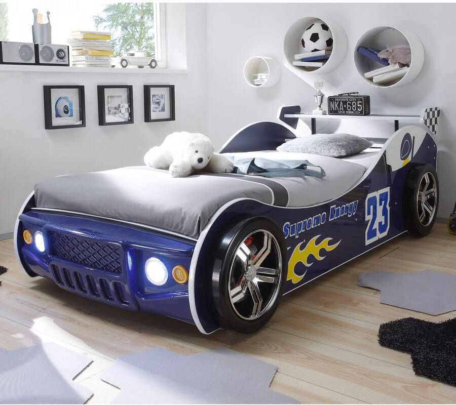 Emob Autobed Energy 225 x 105 x 60 cm Blauw 90x200 Blauw