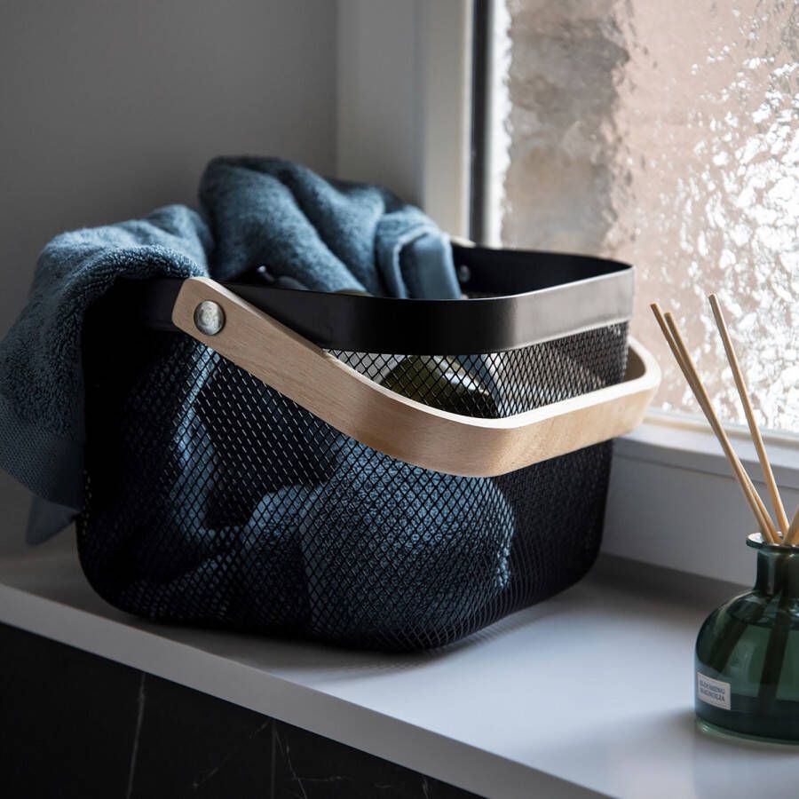 Wenko Opbergmand Bambusa Bxdxh: 25x25x17 cm