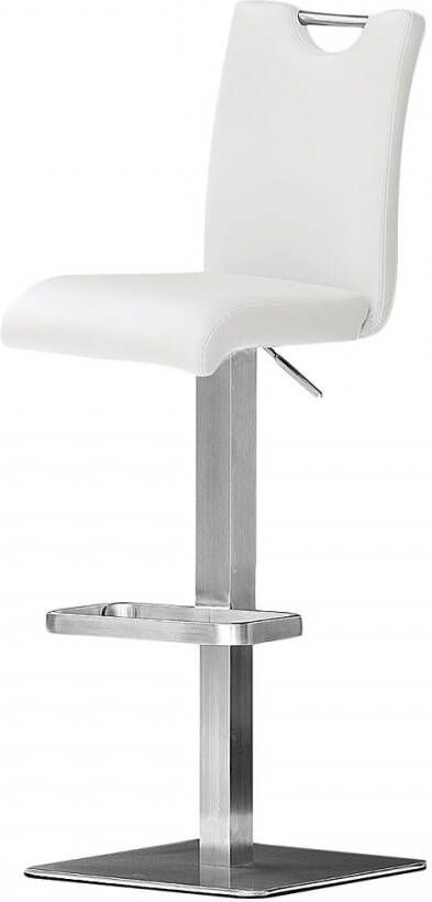 MCA furniture Bistrostoel BARBECOOL met rugleuning vierkante bodemplaat 180° draaibaar zithoogte van 55-80 cm - Foto 2