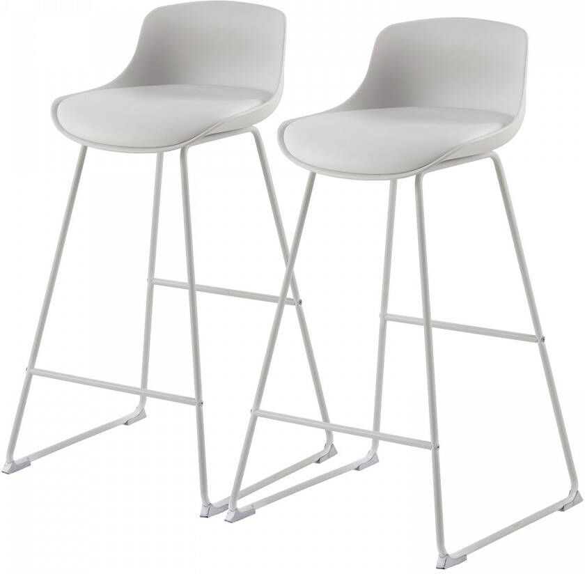 Bendt Barkruk Pelle Kunststof Wit (zithoogte 76cm)