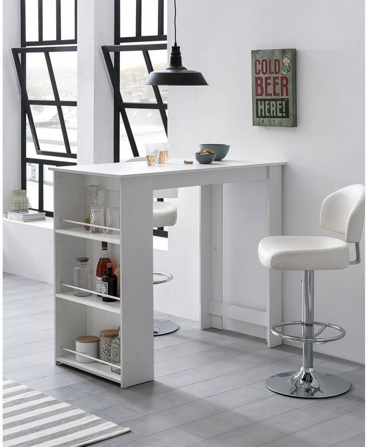 Wohnling Bartafel wit 120 cm breed - Foto 2