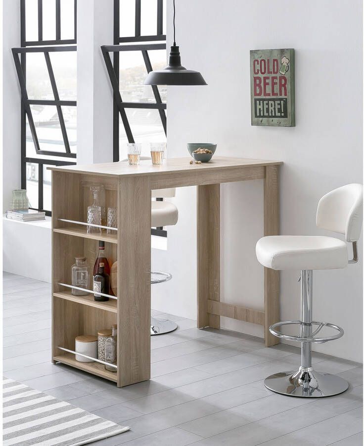 Wohnling Bartafel sonoma 120 cm breed - Foto 2