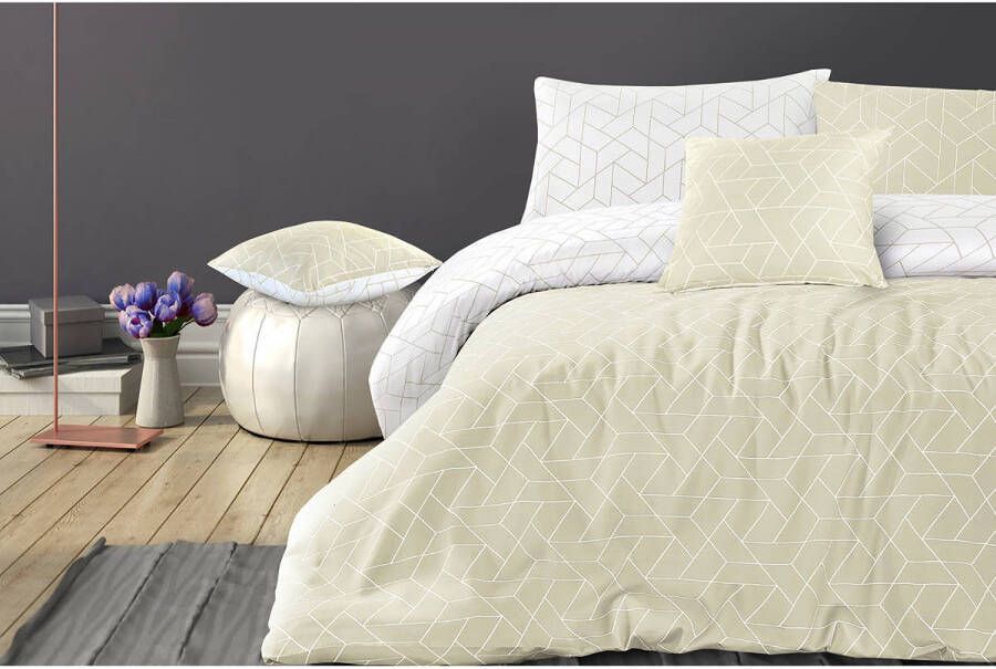 Kenda Sand Florence Dekbedovertrek Beige