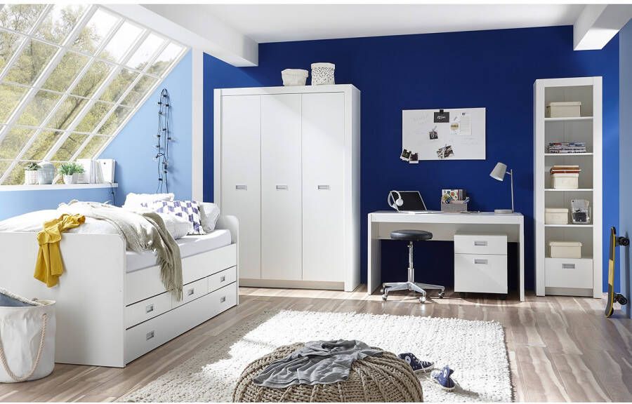 Baby & Tiener Collection Bed Alaska Met Slaaplade 120 x 200 cm Wit - Foto 4