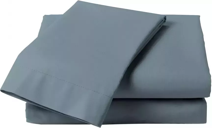 Heckett & Lane Elementi Laken Katoen Satijn colonial blue 160x290