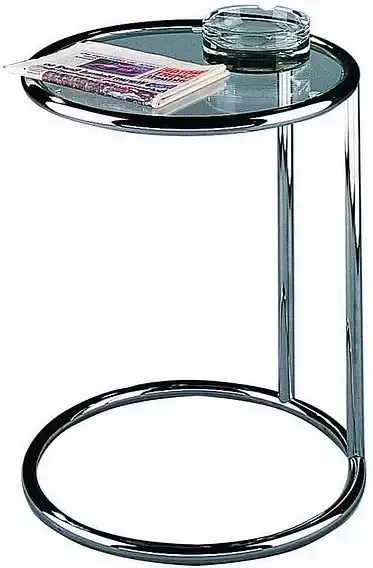 Haku EMOB Bijzettafel Noalynn grijs glas Hoektafels Grijs Metaal; Glas Hoektafels Op voorraad - Foto 3