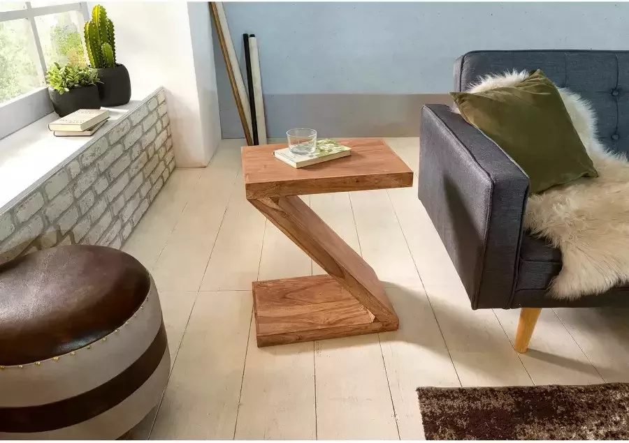 Sky Style Gate39 Mumbai Z-vorm Sidetable Lichtbruin - Foto 2