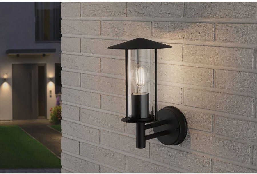 Paulmann Wandlamp voor buiten Classic IP44 173mm max. 15W 230V donkergrijs metaal glas (1 stuk) - Foto 2