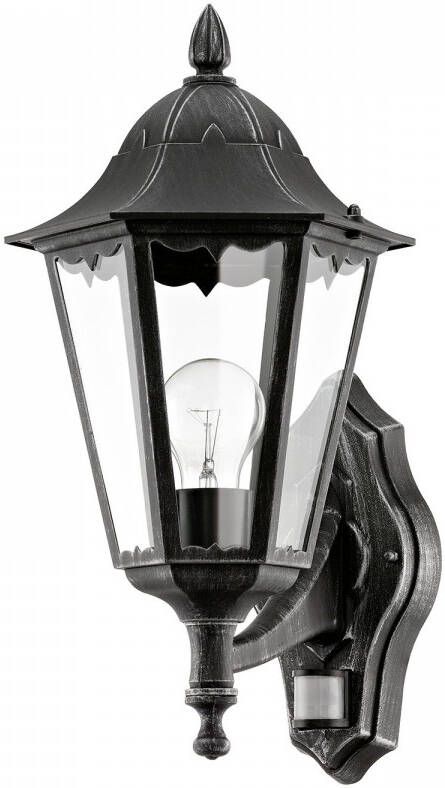 EGLO Wandlamp voor buiten NAVEDO wandlamp buitenverlichting zwart zilver-patina klassiek (1 stuk) - Foto 10