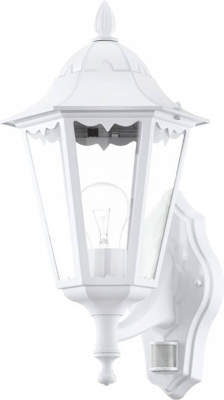 EGLO Wandlamp voor buiten NAVEDO wandlamp buitenverlichting zwart zilver-patina klassiek (1 stuk) - Foto 4