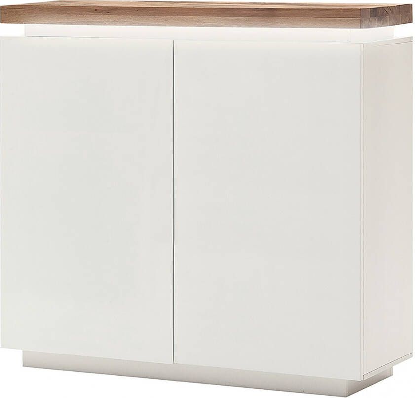 MCA furniture Highboard Romina met ledverlichting wit dimbaar incl. afstandsbediening