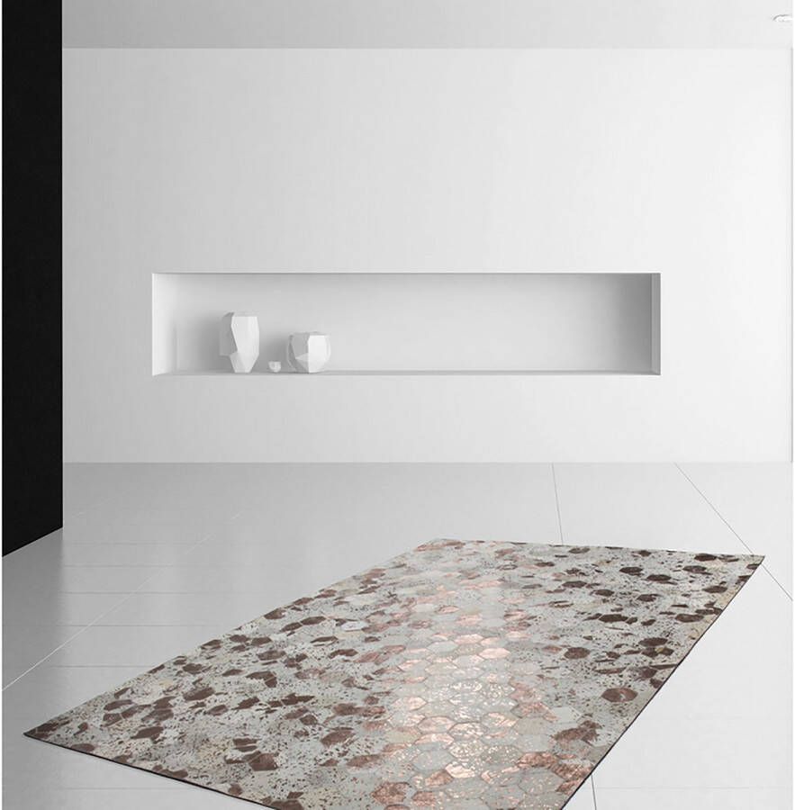 Kayoom Grijs vloerkleed 160x230 cm A-symmetrisch patroon Modern