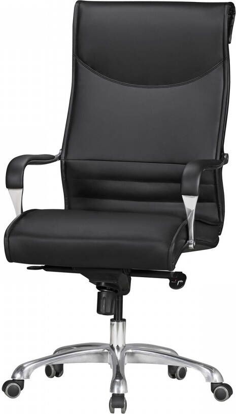 Ervesto bureaustoel BIGBOSS hoes imitatie lederen bureaustoel zwart X-XL 120 kg bureaustoel in hoogte verstelbare stoel - Foto 2