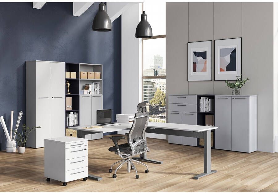 GERMANIA Archiefkast GW-Agenda opt. met lade afmetingen 80x120 cm made in germany - Foto 4