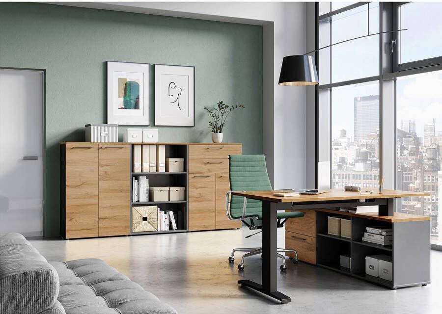 GERMANIA Archiefkast GW-Agenda opt. met lade afmetingen 80x120 cm made in germany - Foto 4