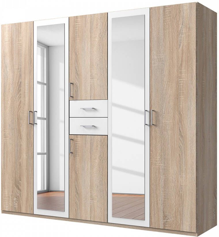 Wimex Kledingkast Diver draaideurkast met spiegel 180 225 of 270cm breed Bestseller slaapkamerkast optioneel met 3 binneninrichtingen - Foto 16