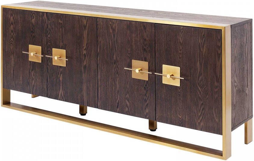 Kare Design Osaka Dressoir 4-Deuren B180 X D40 X H80 Cm Essenhout