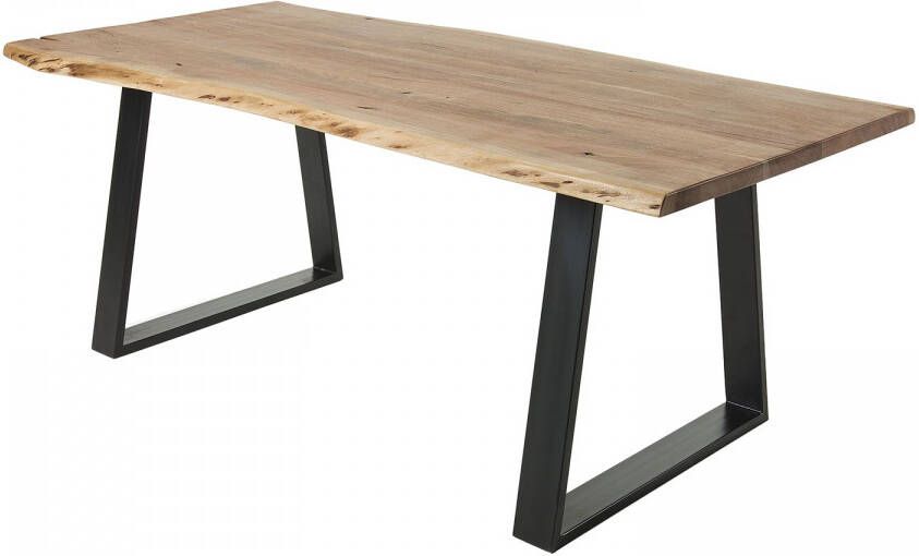 Kave Home Alaia tafel van massief acaciahout met een natuurlijke afwerking 180 x 90 cm (mtk0010) - Foto 6