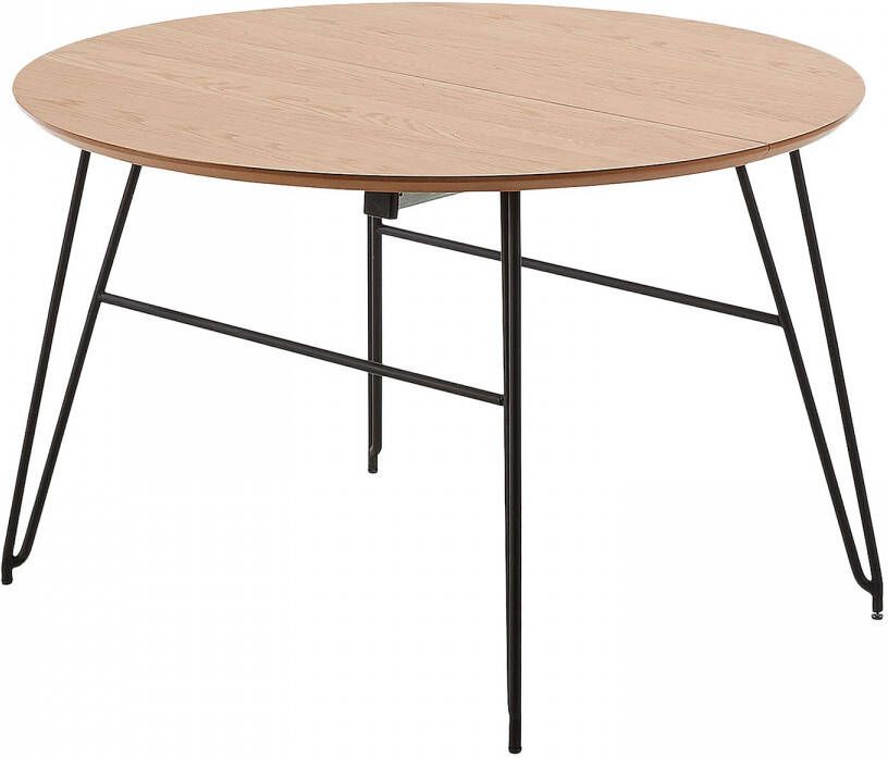 Kave Home Novac ronde uitschuifbare tafel novac Ø 120 (200) x 75 cm (mtk0176) - Foto 3