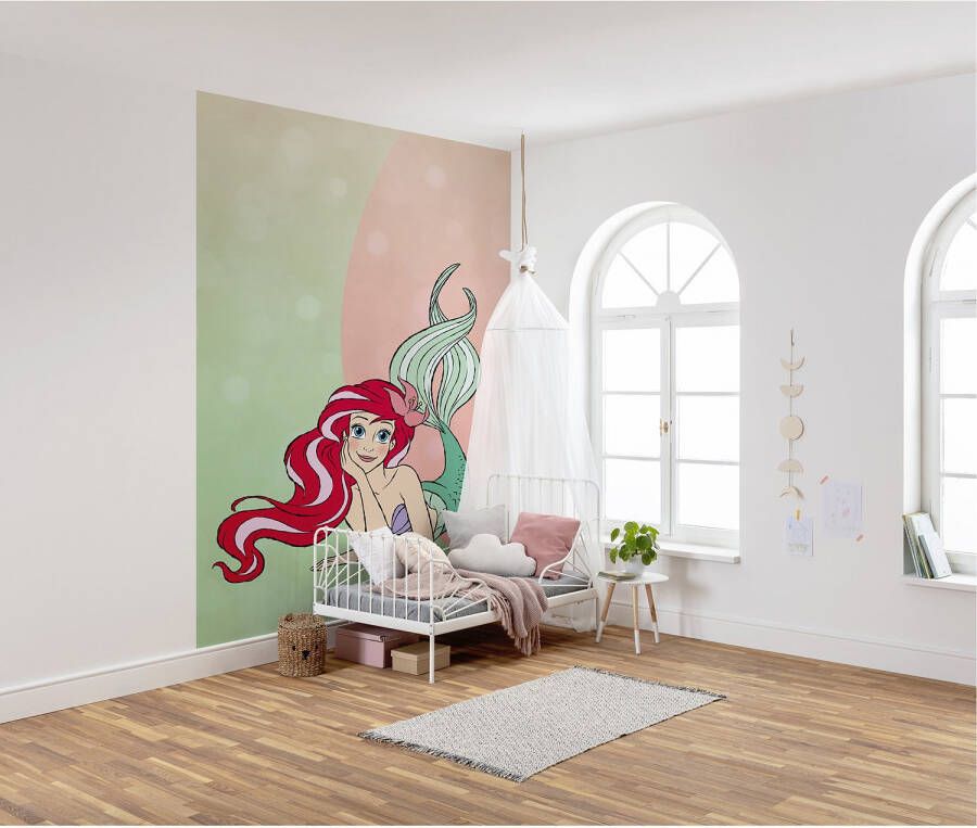 Komar Vliesbehang Digitale print vlies Ariel Pastell Afmeting 200 x 280 cm (set)