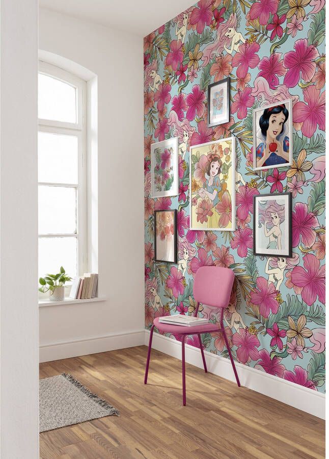 Komar Vliesbehang Ariel pink flower 200x280 cm (breedte x hoogte) - Foto 3