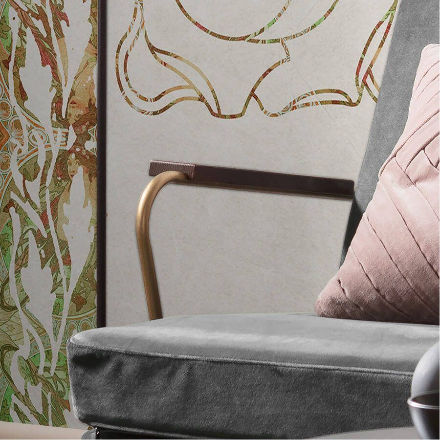 Komar Vliesbehang Art Nouveau 250x280 cm (breedte x hoogte)