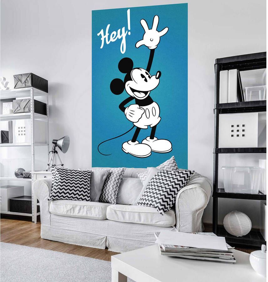 Komar Vliesbehang Digitale print vlies Mickey Hey Afmeting 120 x 200 cm (1 stuk)