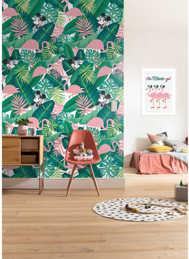 Komar Vliesbehang Minnie Tropical 200x280 cm (breedte x hoogte) - Foto 2