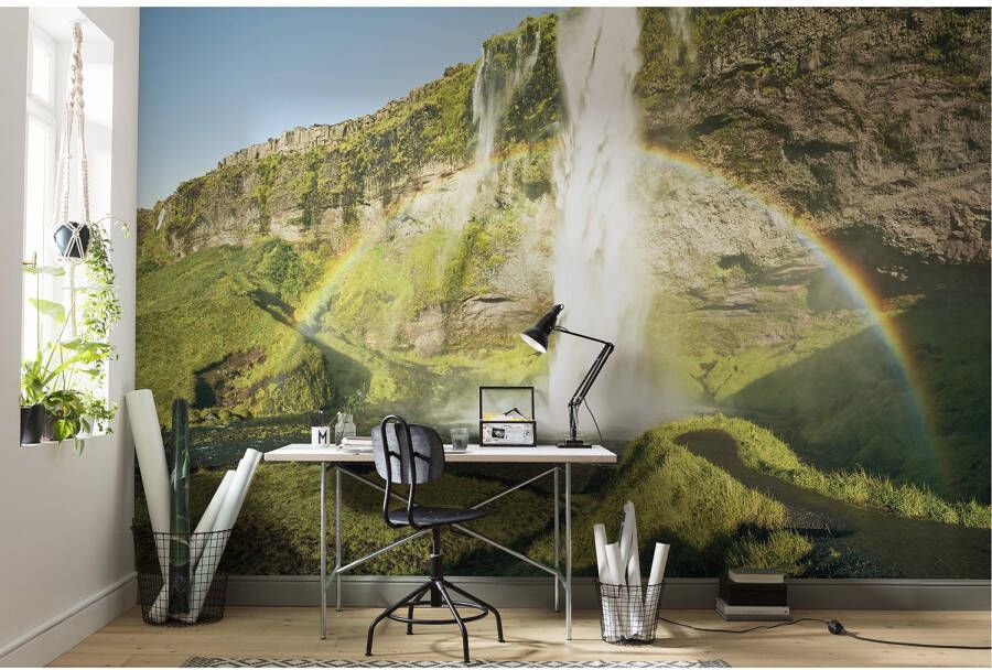 Komar Vliesbehang Digitale print vlies Power of Iceland Afmeting 450 x 280 cm (9 stuks)