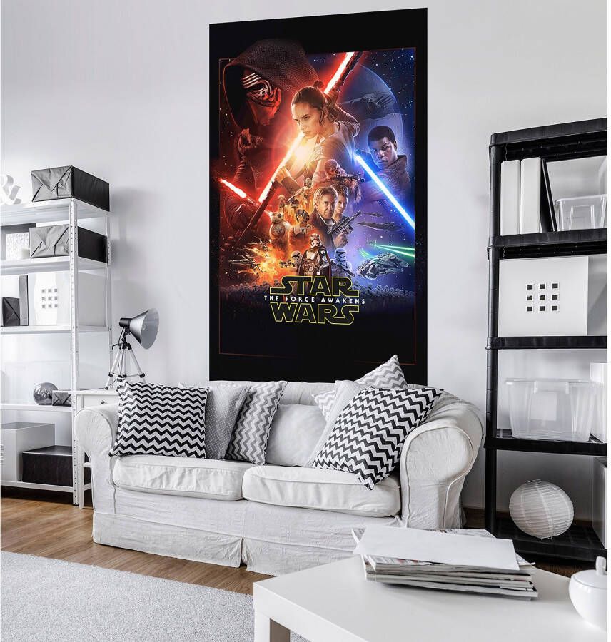 Komar Vliesbehang Star Wars EP7 Official film poster (1 stuk) - Foto 1