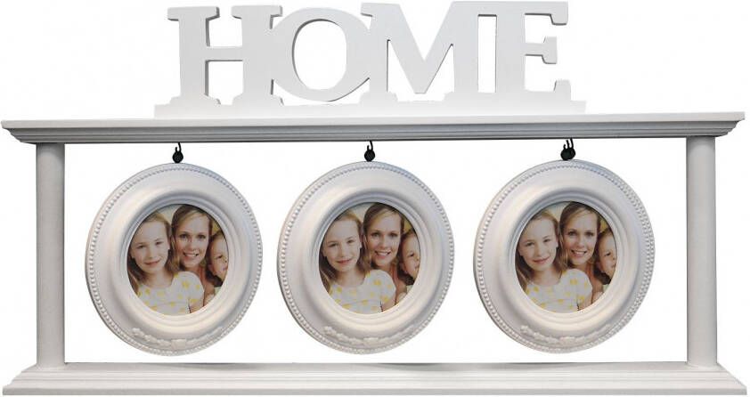 Myflair Möbel & Accessoires Fotolijstje Fenna wit Fotolijstje met een opschrift "Home"
