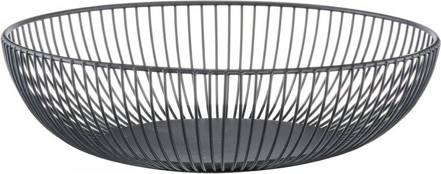 Zeller 27382 Fruitmand metaal zwart Ø 28 x 8 cm - Foto 2