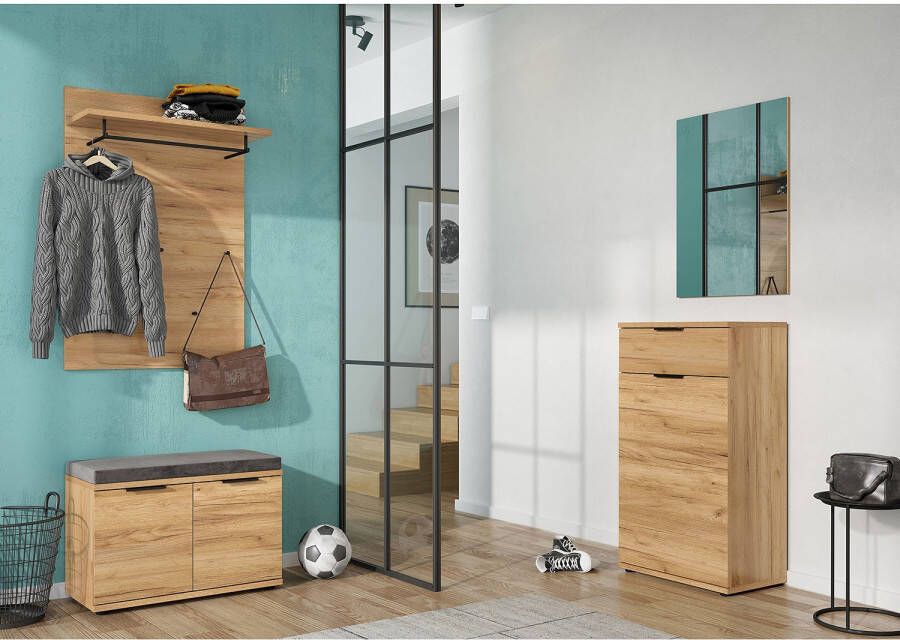 GERMANIA Schoenenbank GW-Fremont schoenenbank met ruimte voor maximaal 8 paar schoenen - Foto 2