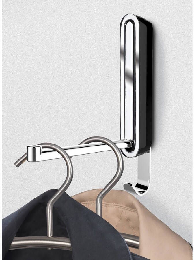 Wenko Inklapbare haken Premium Sigma in ovaal premium-design van stevige kunststof