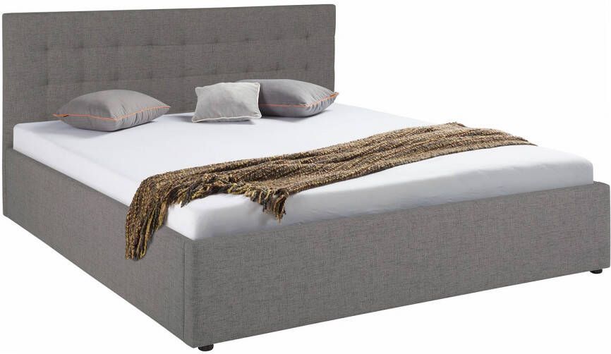 Loft24 Hamar|Bed 180x200 cm in Grey Fabric - Foto 2